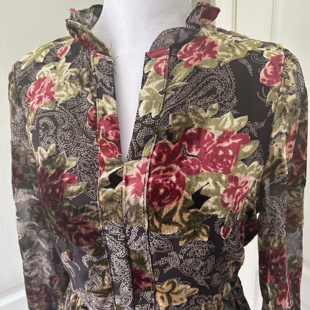 Floral Ruffle Mini Dress – Romantic Whimsical Cottagecore Y2K Charm”​ - Picture 2 of 10
